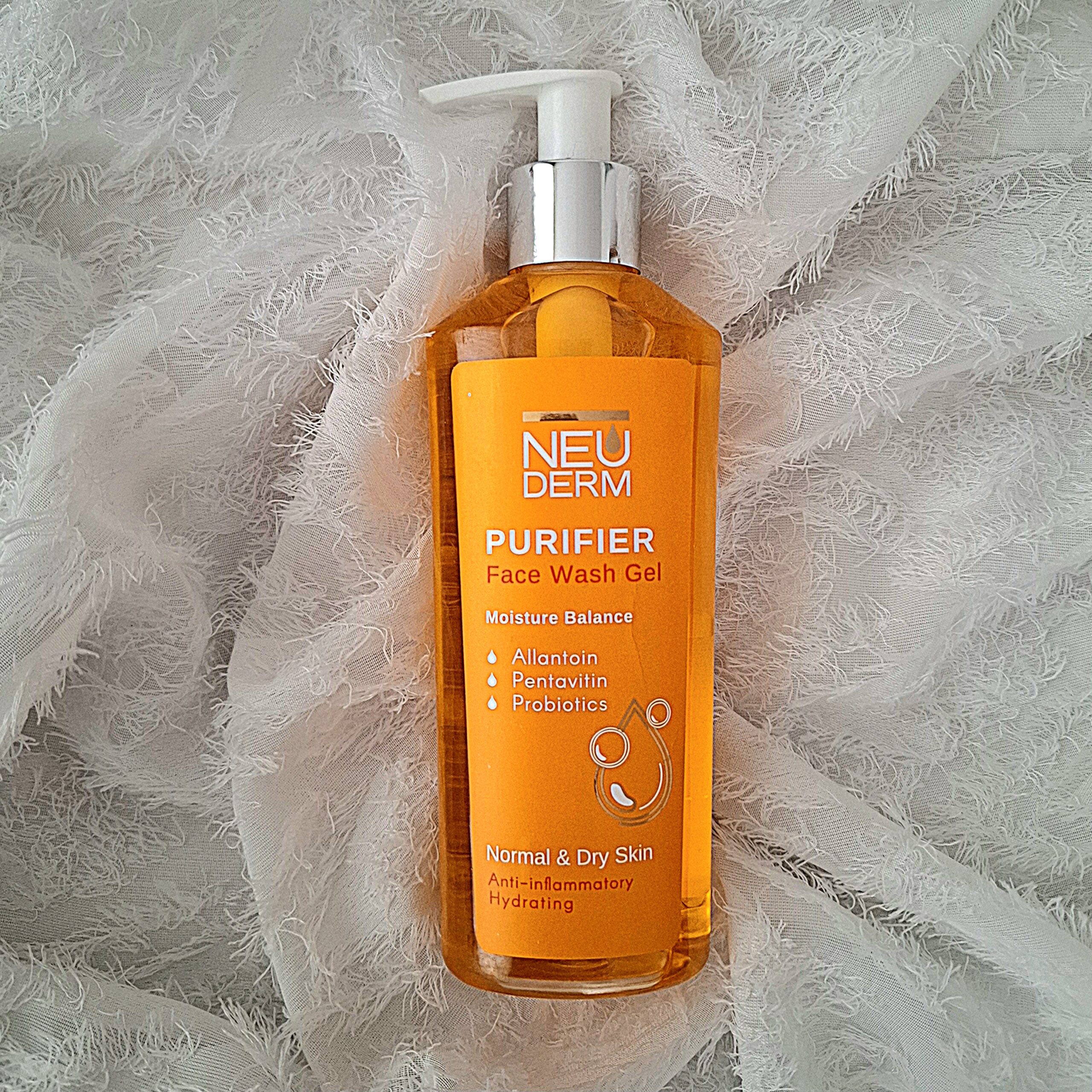 ژل شستوشوی صورت پوست نرمال و خشک Purifier نئودرم -۲۰۰میل - تصویر 3