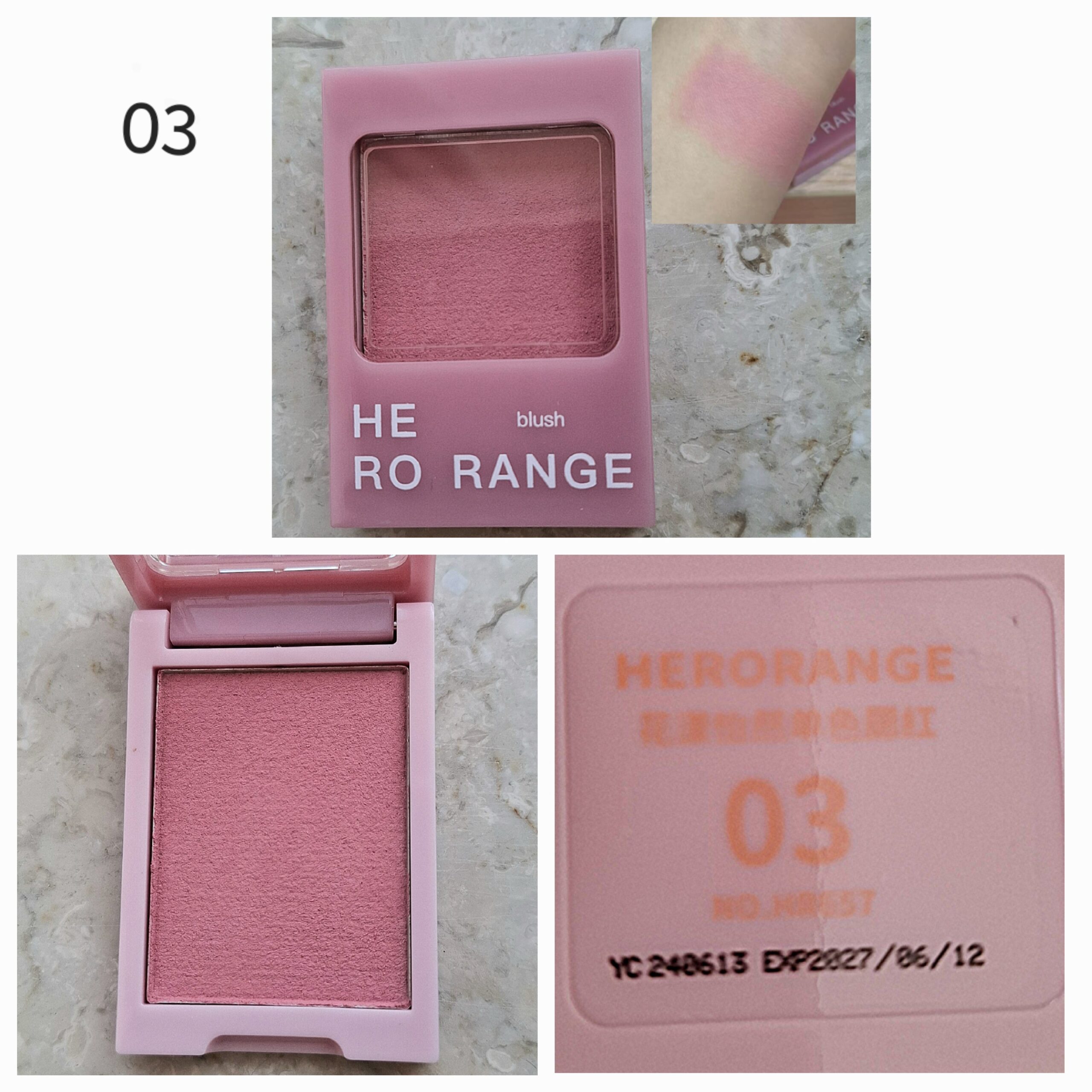 رژگونه مات و مخملی تک رنگ فیونا( پوشش یک نواخت و نرم)Herorange - تصویر 4