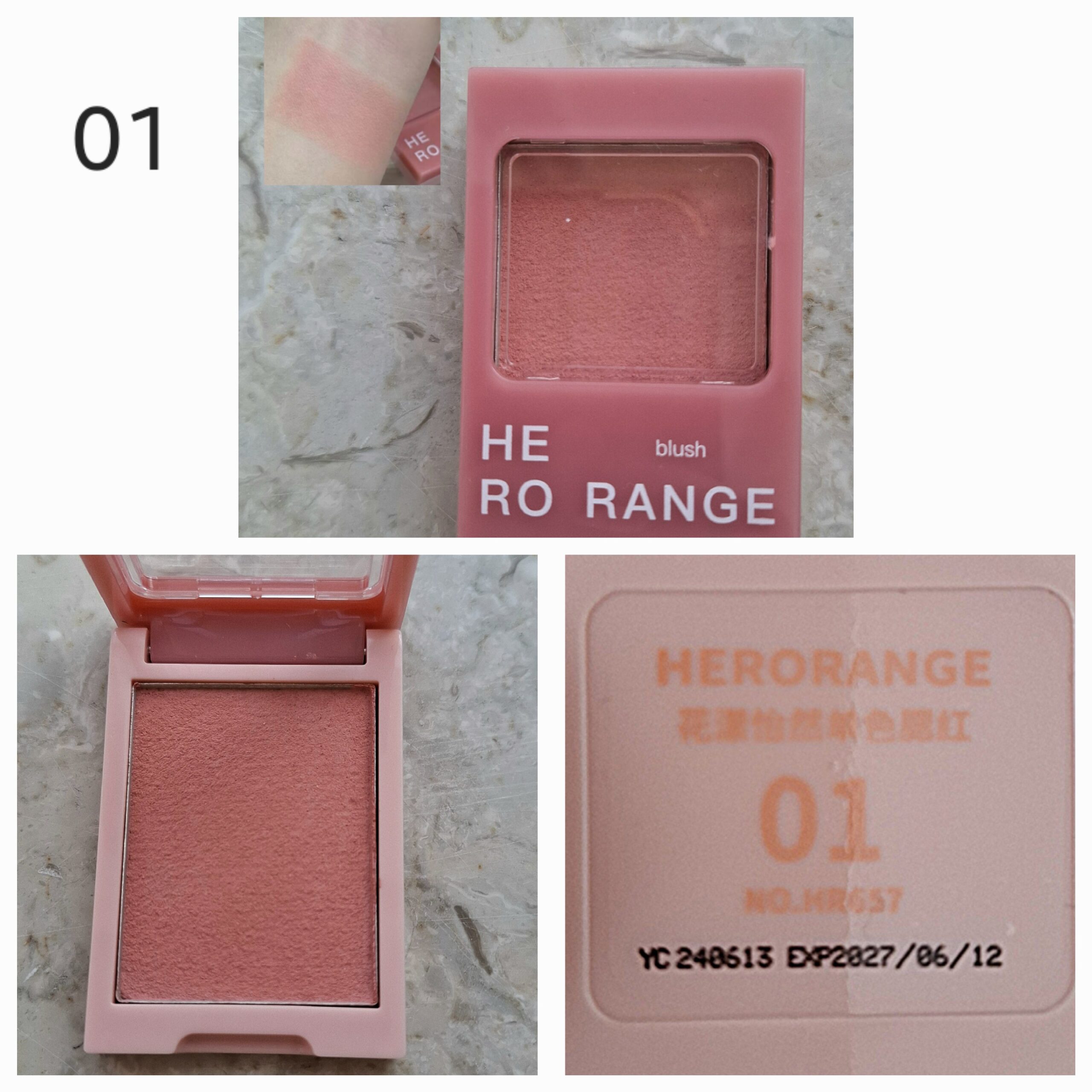 رژگونه مات و مخملی تک رنگ فیونا( پوشش یک نواخت و نرم)Herorange - تصویر 2