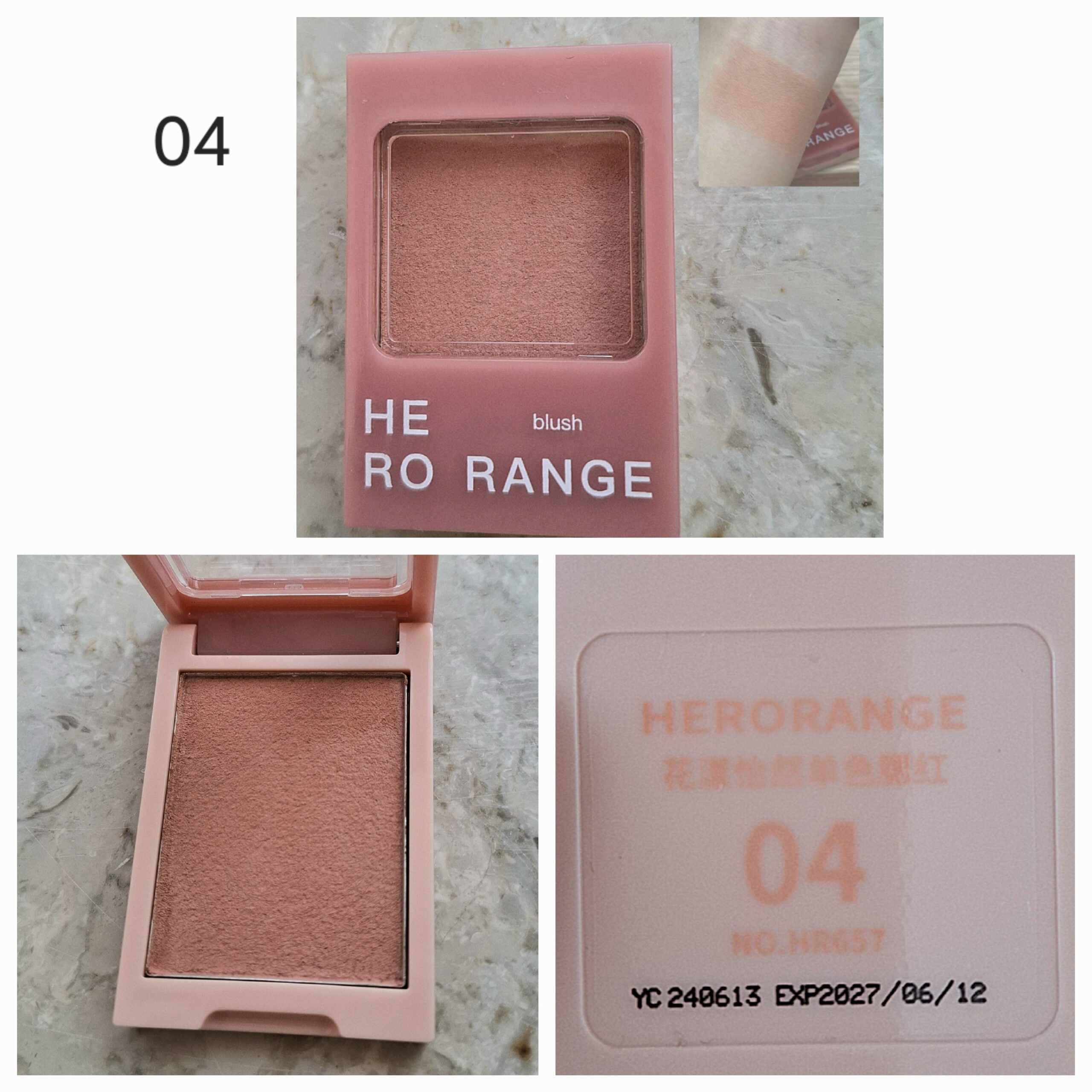 رژگونه مات و مخملی تک رنگ فیونا( پوشش یک نواخت و نرم)Herorange - تصویر 5