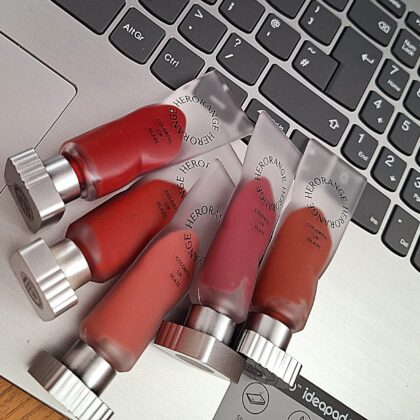 رژ لب مایع مات مدل تیوپ شیشه ای HERORANGE